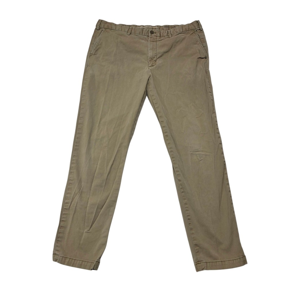 Banana Republic Lived-In Chino Mens‎ 42x34 Brown Slim Fit Stretch Casual Pants